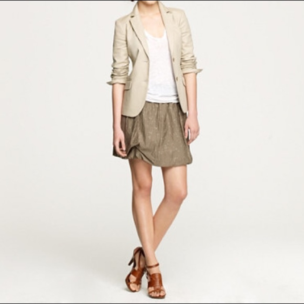 J.crew raindrop bubble skirt